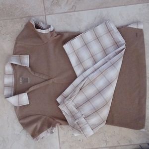 IZOD Golf Shirt & Shorts Set